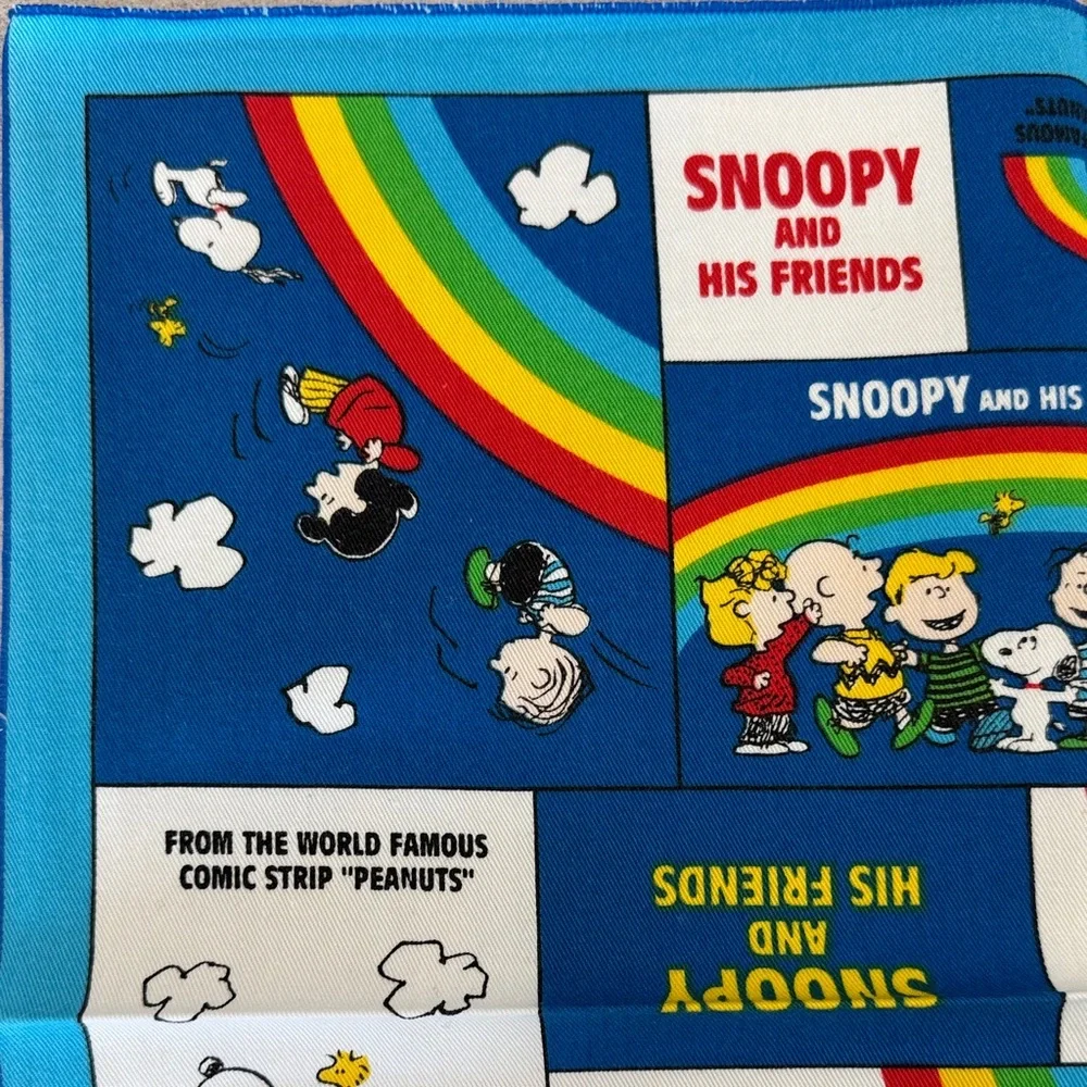 Snoopy and Friends Colorful cotton handkerchief